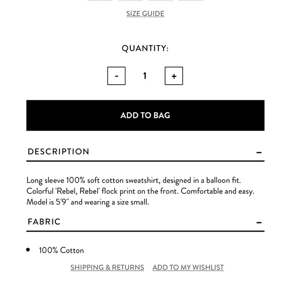 ❌SOLD❌ NWT |  Zoe Karssen Rebel Rebel Sweatshirt - Picture 4 of 7